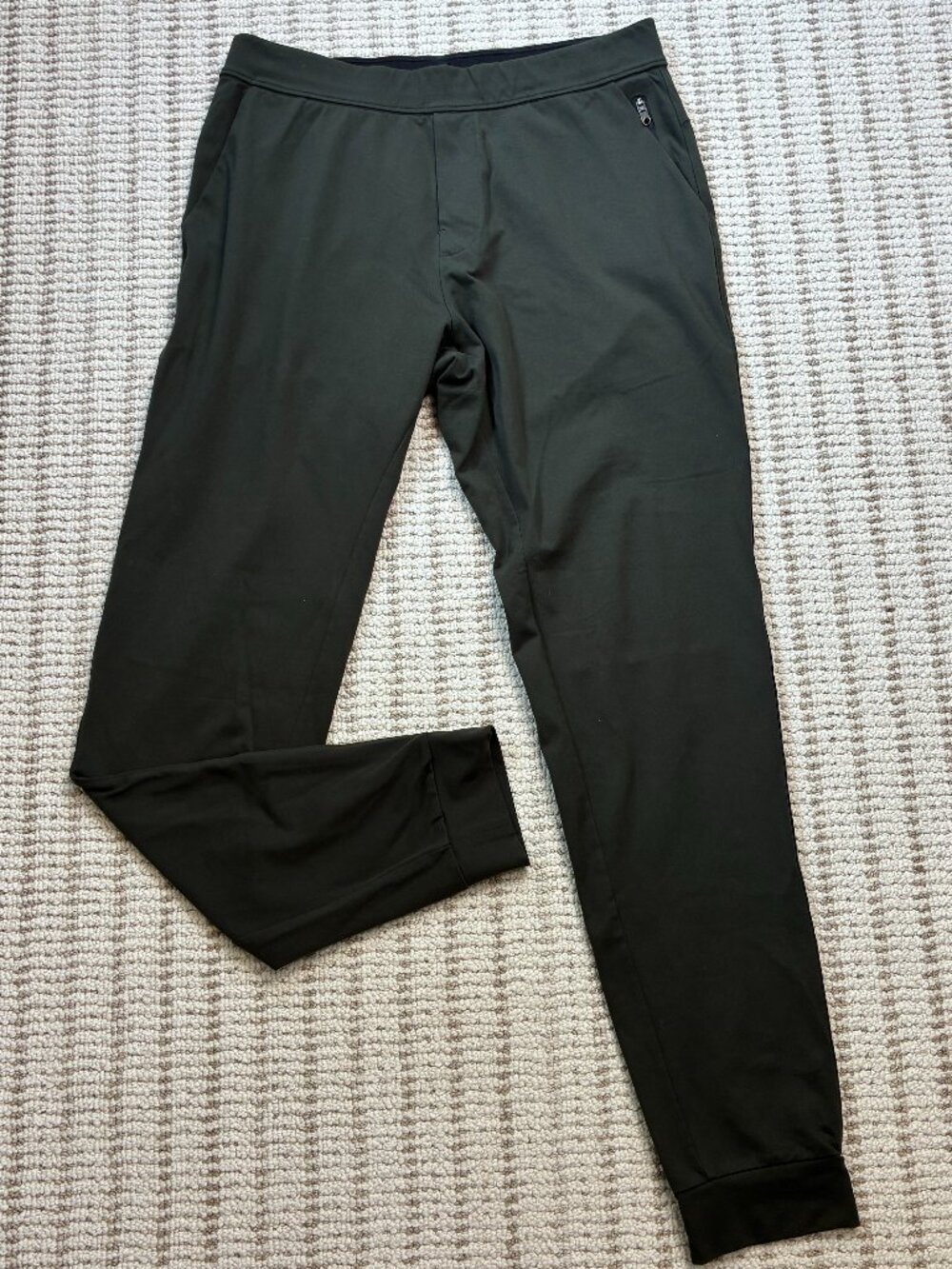 Public Rec Weekender Olive Green Jogger Pants Sweatpants 34x33 Athleisure